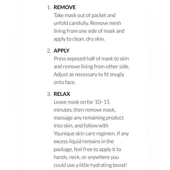 NEW Younique YOU·OLOGY refreshing biocellulose mask – 4 count - Picture 8 of 9